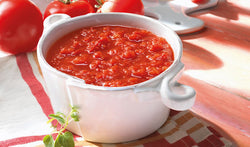 Polpa di pomodoro in cartone da 10 kg con 2 buste da 5 kg, ideale per ristoranti, pizzerie e gastronomia professionale