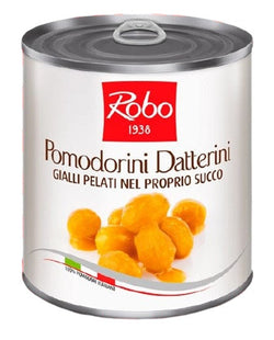 POMODORINI DATTERINI GIALLI PELATI 800G ROBO