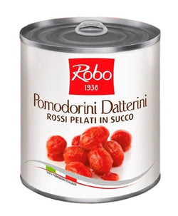 POMODORINI DATTERINI ROSSI PELATI 800G ROBO