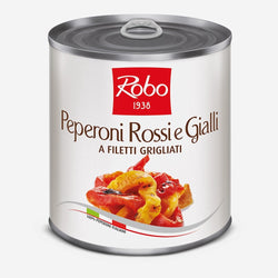 Peperoni grigliati a filetti 800g Robo – Verdure pronte all’uso per antipasti, panini e contorni