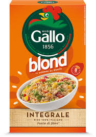 RISO BLOND GALLO INTEGRALE 500G*12PZ