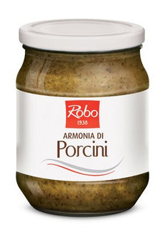 Crema Porcini Armonia 500g Robo – Crema ai porcini, perfetta per piatti autunnali e zuppe ricche di sapore.
