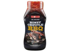 Salsa Honey Chipotle BBQ Squeeze 600g, salsa barbecue dolce e piccante con miele e peperone chipotle, condimento versatile per carni, panini, patatine e grigliate
