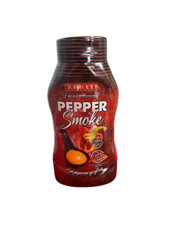 salsa pepper smoke Top Food, salsa affumicata pepper smoke, salsa squeeze 810g Top Food, salsa per barbecue, salsa affumicata per carne