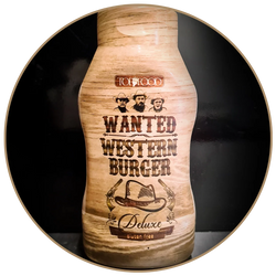 Salsa Westernburger Deluxe Squeeze 470g Top Food, condimento a base maionese e pomodoro affumicato per hamburger, panini e carne alla griglia