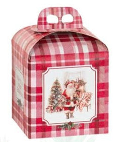 Scatola Panettone Alto Santa’s Home 200×200×180 mm – confezione 50 pezzi Scotton – packaging natalizio elegante