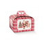 Scatola Panettone Basso Santa’s Home 245×245×130 mm – confezione 50 pezzi Scotton – packaging natalizio per panettoni artigianali