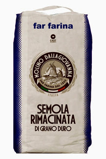 Semola Rimacinata di Grano Duro Giovanna 5kg - Alta Qualità