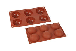 SF002 SEMISFERE 6PZ TERRACOTTA DIAMETRO 70MM ALTEZZA 35MM