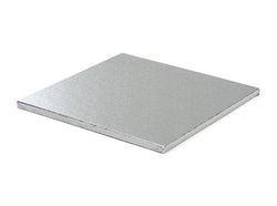SOTTOTORTA 45CM X 45CM QUADRATO POLISTIROLO ARGENTO