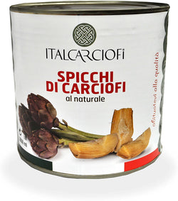 Spicchi di Carciofi al Naturale 2650ml – Spicchi di carciofo freschi, ideali per antipasti, insalate e piatti leggeri.