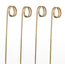 Spiedini in Bamboo a Ricciolo Leone 12cm (Confezione 100 Pezzi)