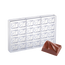 Stampo Praline Martellato in Policarbonato - Rettangolari Ondulate
