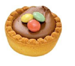 Tartellette mignon cioccolato & smarties Kami 1,5 kg – dessert decorato colorato