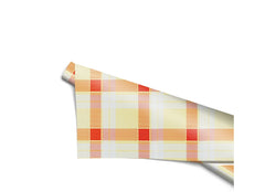 Tovaglia a Rotolo Infibra 1x50mt Tartan Rosso/Giallo - Box 6 Pezzi