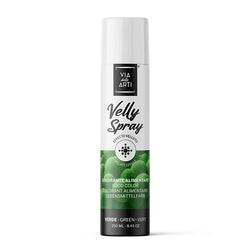 Bomboletta Velly Velvet Spray verde Solchim da 250 ml al burro di cacao
Mousse al pistacchio con finitura effetto velluto verde realizzata con Velly