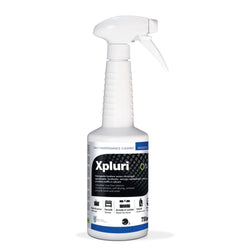 Fornitura di 8 spruzzatori da 750 ml di detergente sgrassatore e disinfettante multiuso XPLURI Sochil per la sanificazione professionale HACCP.
