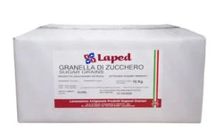 Sacco 10kg Zucchero Granella Grossa Laped per decorazione universale dolci da forno.