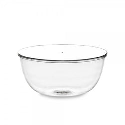 ZUCCOTTO TRASPARENTE CON COPERCHIO 1000g 8,5H CM Ø16,5 25 PZ