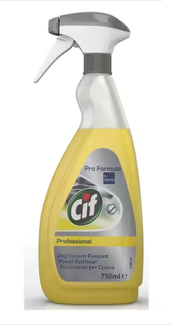 Detergente Cif Sgrassatore spray 750 ml – confezione da 6 pezzi per pulizia professionale e superfici cucina

