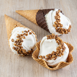 CrumbOlé® Caffè Gluten Free PreGel granella croccante al caffè per gelato, tiramisù e pasticceria professionale