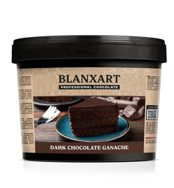 Ganache fondente Blanxart 6 kg – ganache ready‑to‑use al cioccolato fondente per pasticceria e cioccolateria