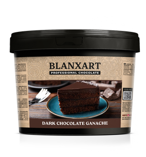 Ganache fondente Blanxart 6 kg – ganache ready‑to‑use al cioccolato fondente per pasticceria e cioccolateria