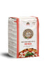 Sacco da 5kg di Farina FarPizza Rossa W390 Molino Dallagiovanna Tipo 0 per pizza a lunga lievitazione su sfondo neutro