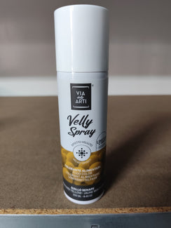 Bomboletta spray colorante velvet velly giallo senape Solchim 250ml effetto velluto cake design moderno