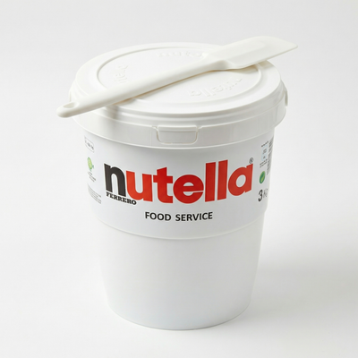 Nutella Ferrero 3 kg – crema alle nocciole in secchiello per uso professionale in pasticcerie e forni