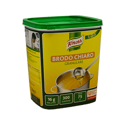 Barattolo di brodo chiaro granulare Knorr da 1,2 kg