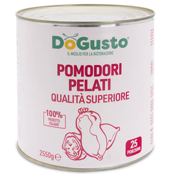 Pomodori Pelati Dogusto 2,55kg – Confezione professionale da 6 barattoli per ristorazione e cucina italiana