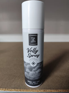 Bomboletta spray colorante velvet velly grigio Solchim 250ml effetto velluto cake design sofisticato